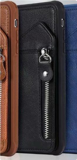 zipper-wallet-case-with-stand-tpu-anti-fall-shell-case - Viexta