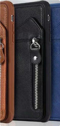 zipper-wallet-case-with-stand-tpu-anti-fall-shell-case - Viexta