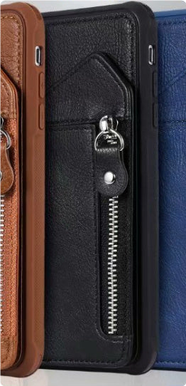 zipper-wallet-case-with-stand-tpu-anti-fall-shell-case