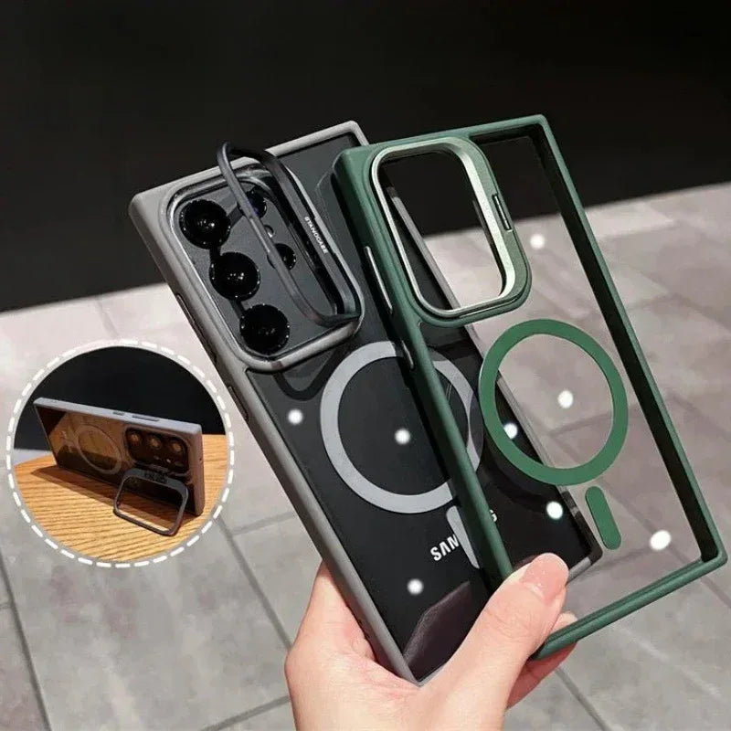 magnetic-lens-frame-metal-bracket-iphone-case - Viexta