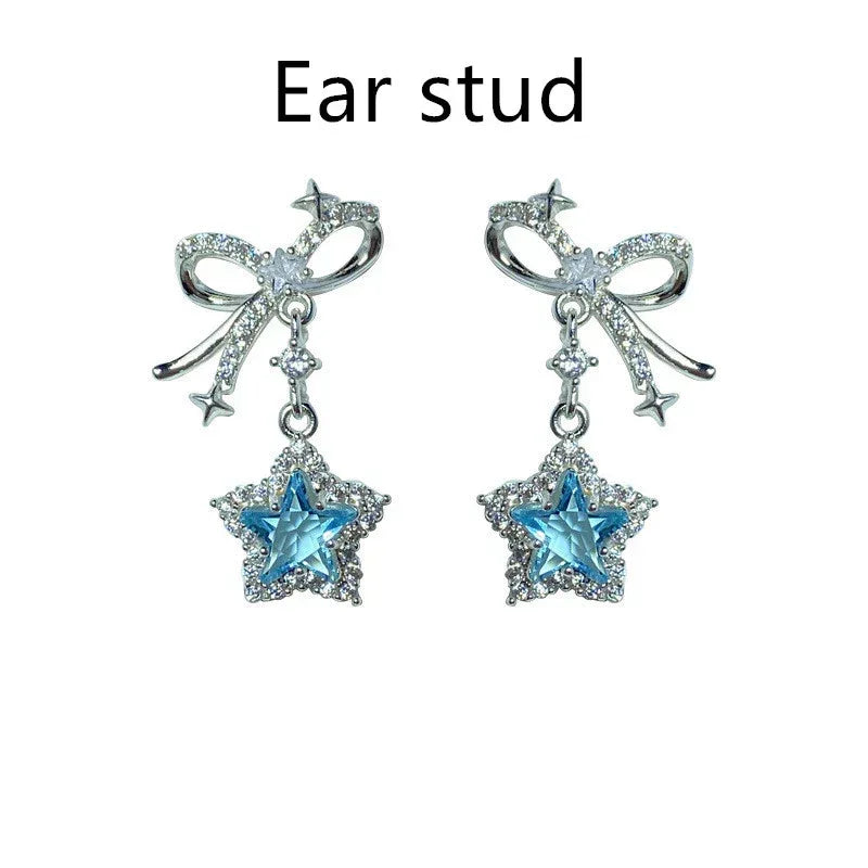 Blue Star Ear Studs - Viexta