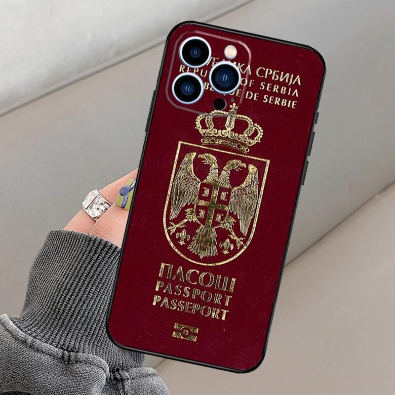 Algeria Serbia Spain Passport iPhone Case