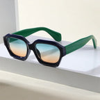 Irregular Polygonal Sunglasses with UV Protection - Viexta