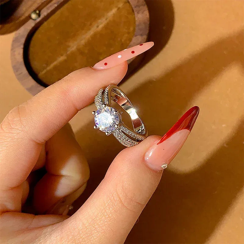 Zircon Engagement Ring - Viexta