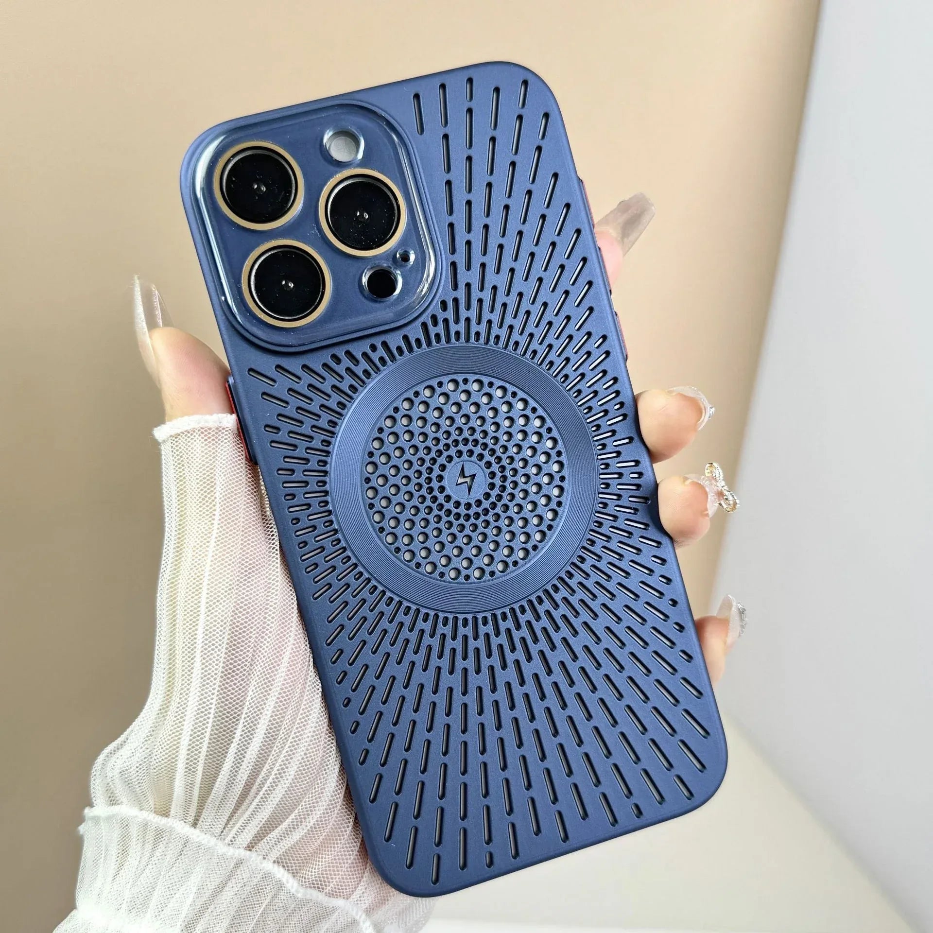 Heat Dissipation Network Shell Magnetic iPhone Case - Viexta