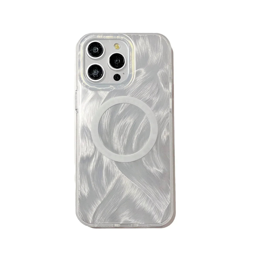Laser Feather Yarn iPhone Case - Viexta