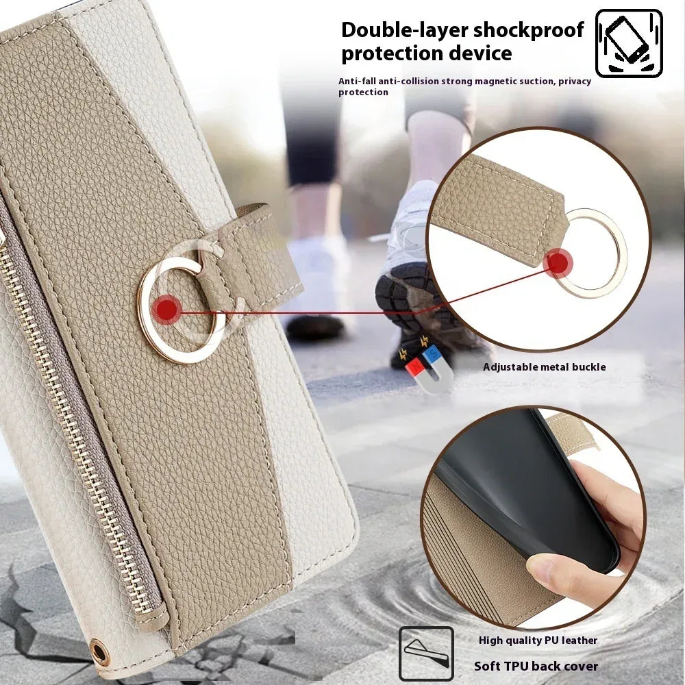 Lanyard Bracket Flip iPhone Cover - Viexta