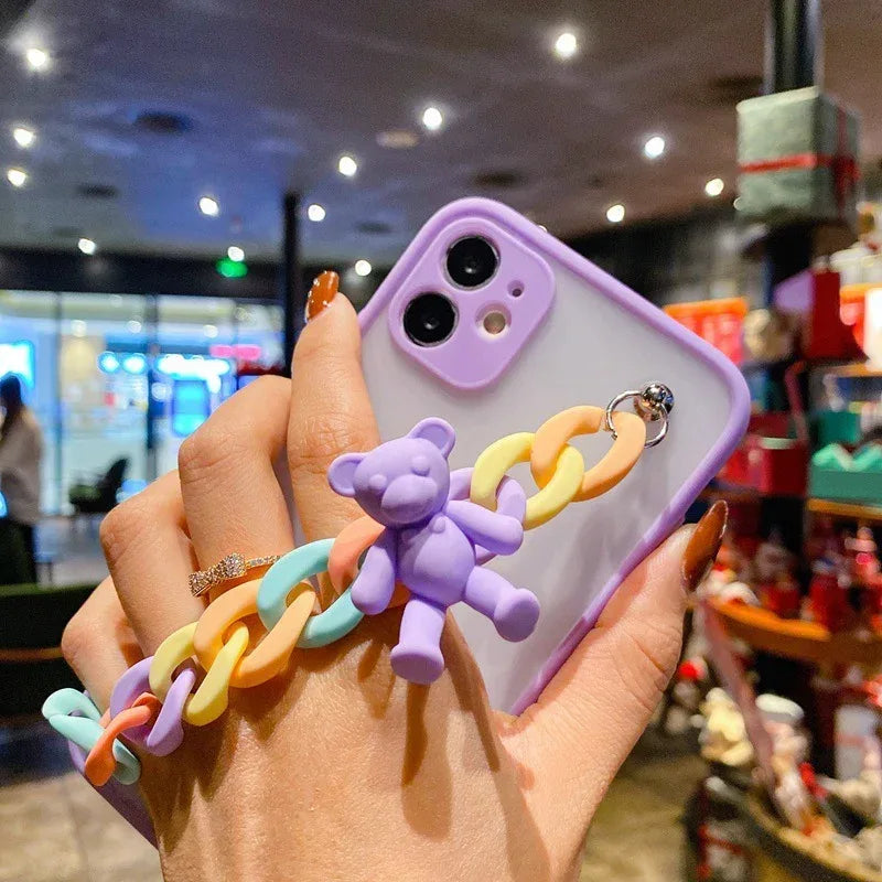 bear-bracelet-silicone-iphone-case - Viexta