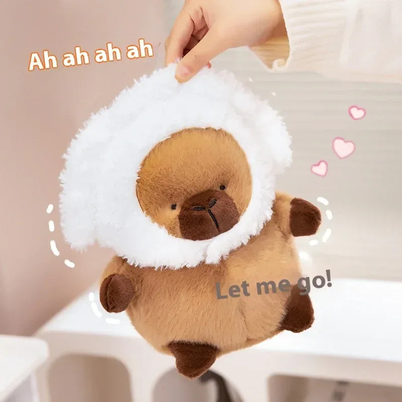Capabala Capybara Wearing Plush Toys - Viexta