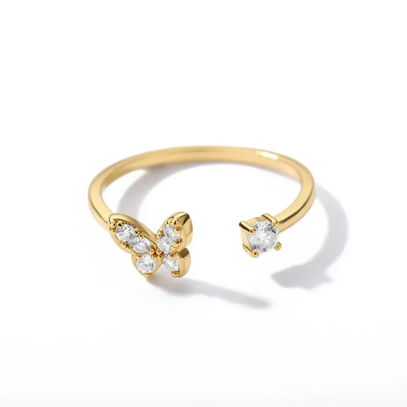 Zircon Butterfly Ring - Viexta