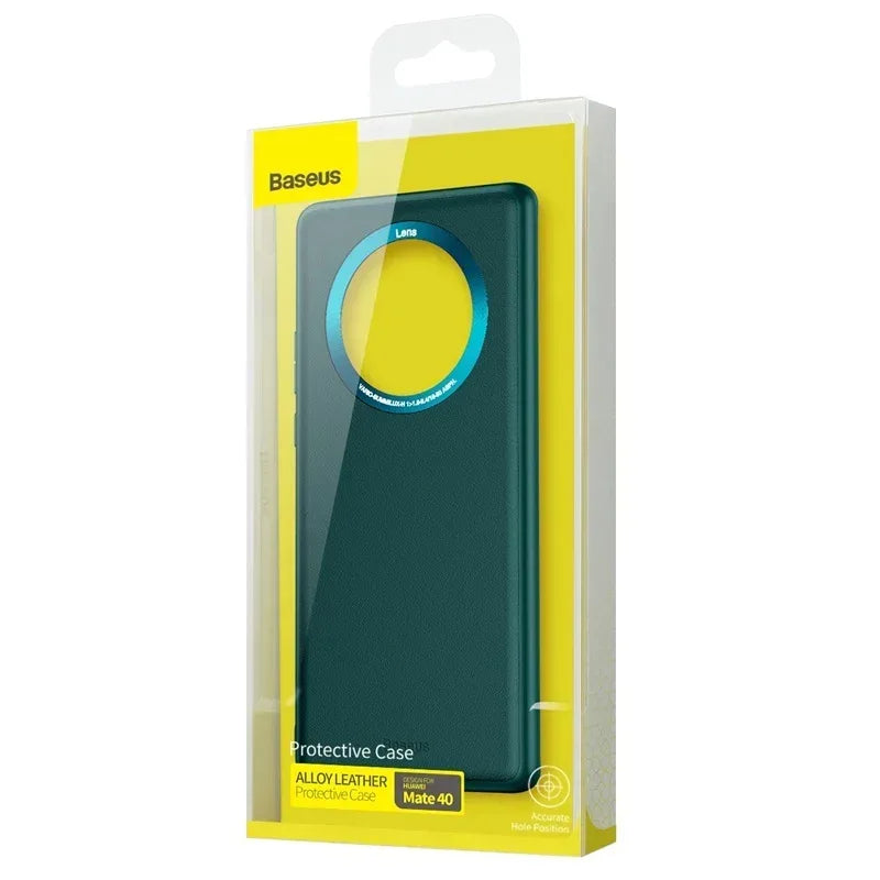 alloy-plain-leather-case-for-mate-40 - Viexta