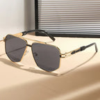 Luxury Fashion Metal Sun-Protective Sunglasses - Viexta