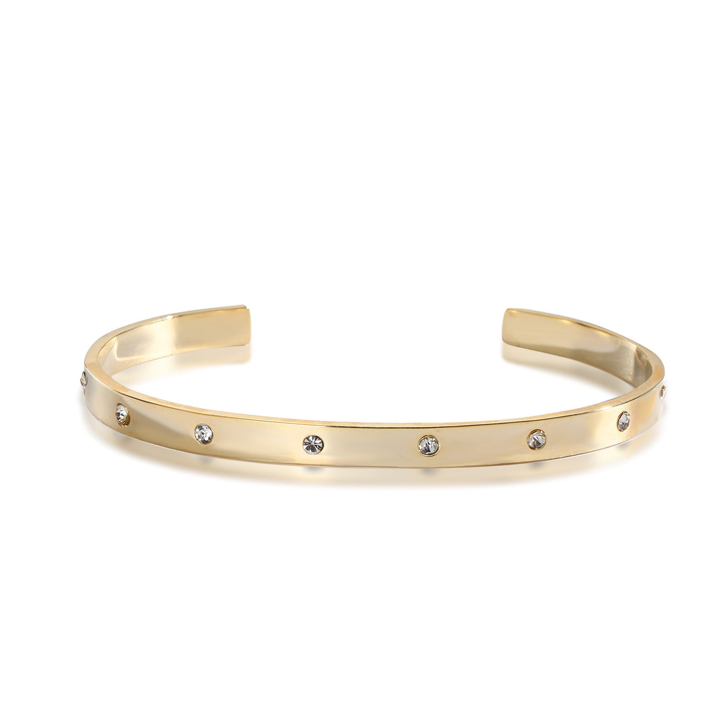 Stainless Steel Women's Open Bracelet