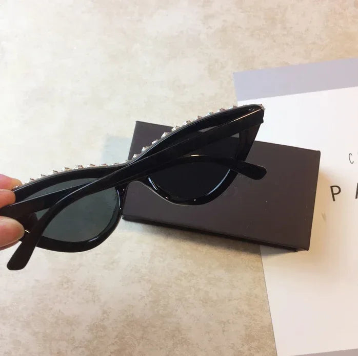 Luxury Diamond Cat Shades Sunglasses - Viexta