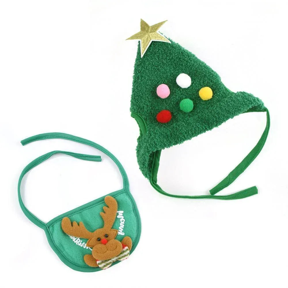 Pet Hat Christmas Tree Shape - Viexta