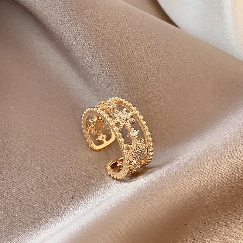 Double Layer Zircon Ring - Viexta