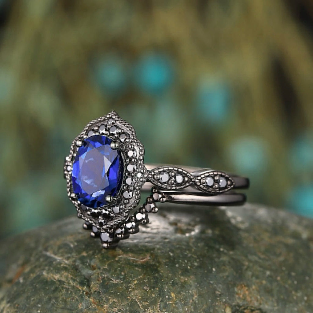 Retro Gun Black Ring