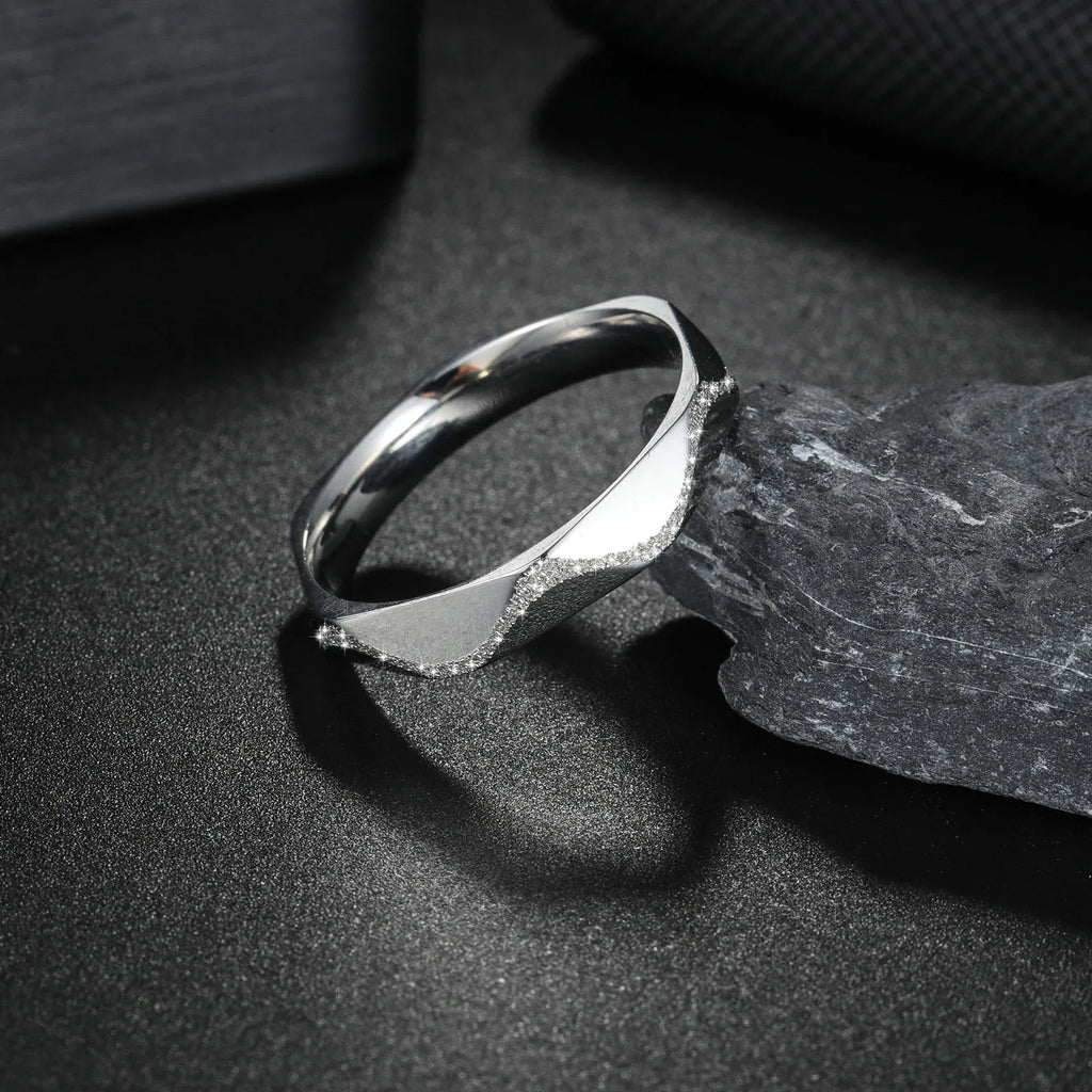 Womens Stainless Steel Jewelry Bracelet And Ring