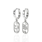Micro Inlaid Zircon Eardrops - Viexta