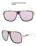 vintage-with-large-rims-metal-gradient-sunglasses - Viexta