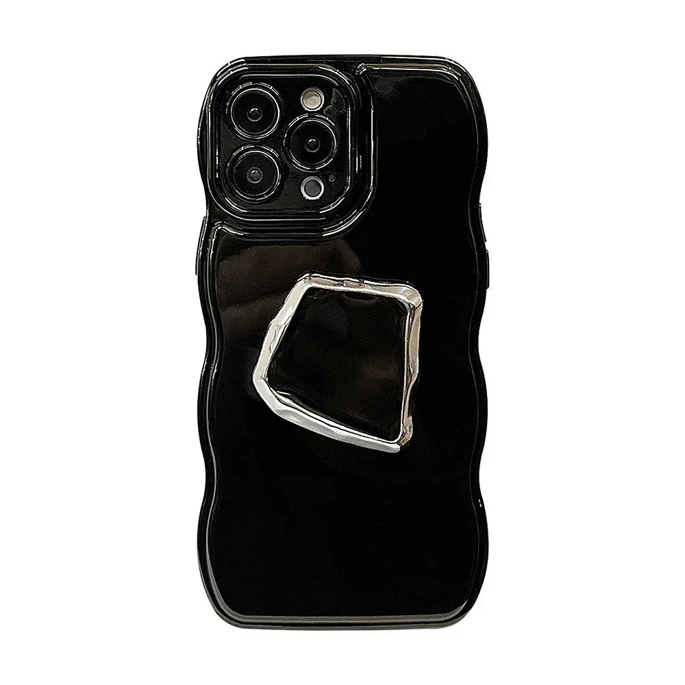 Metallic Dark Bracket iPhone Case - Viexta