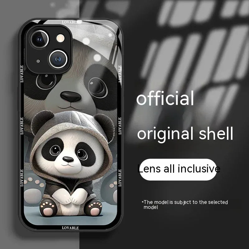 Panda Glass iPhone Case - Viexta