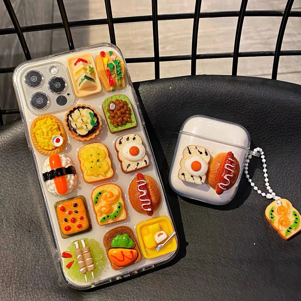 Sushi Transparent Epoxy iPhone Case - Viexta