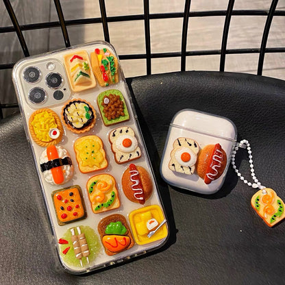 Sushi Transparent Epoxy iPhone Case