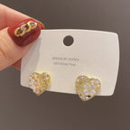 S925 Silver Needle Love Series Earrings - Viexta
