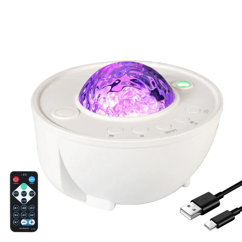 bluetooth-starry-sky-christmas-decoration-rotating-starry-sky-ambience-light - Viexta