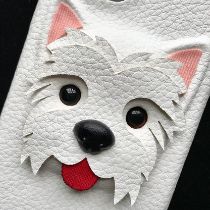 Cute PU Dog iPhone Case