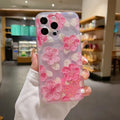 luminous-oil-painting-flower-quicksand-phone-case - Viexta