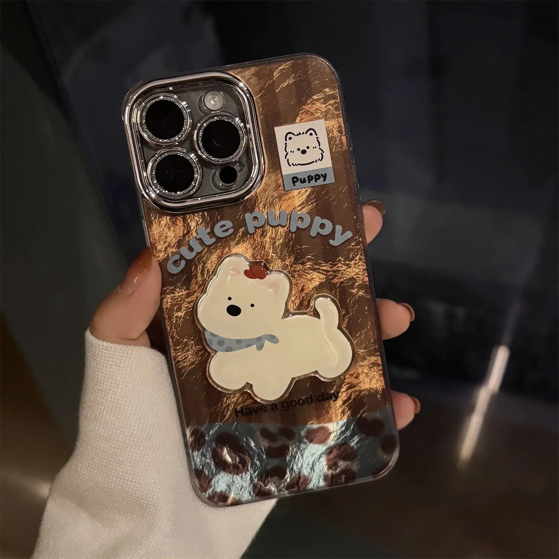 Patchwork West Highland iPhone Case - Viexta
