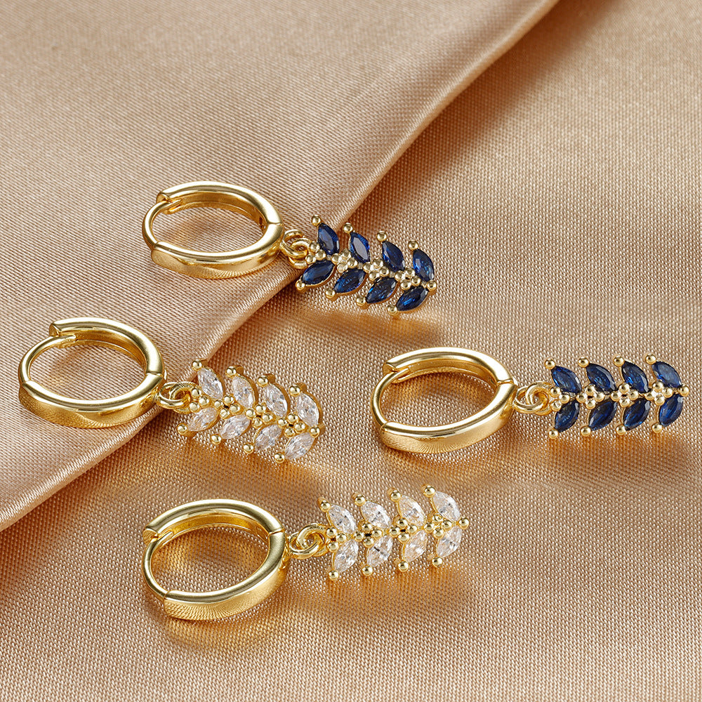 wheat-leaf-shaped-earring-zircon
