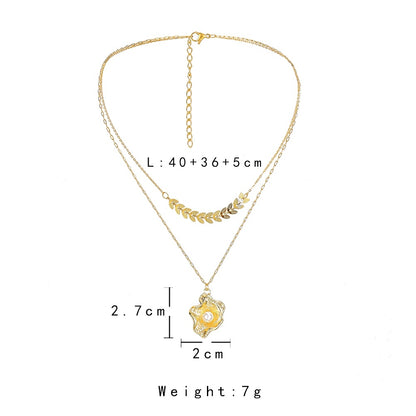 Layered 18k Neckpiece