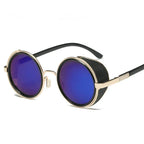 round-retro-uv-protection-sunglasses - Viexta