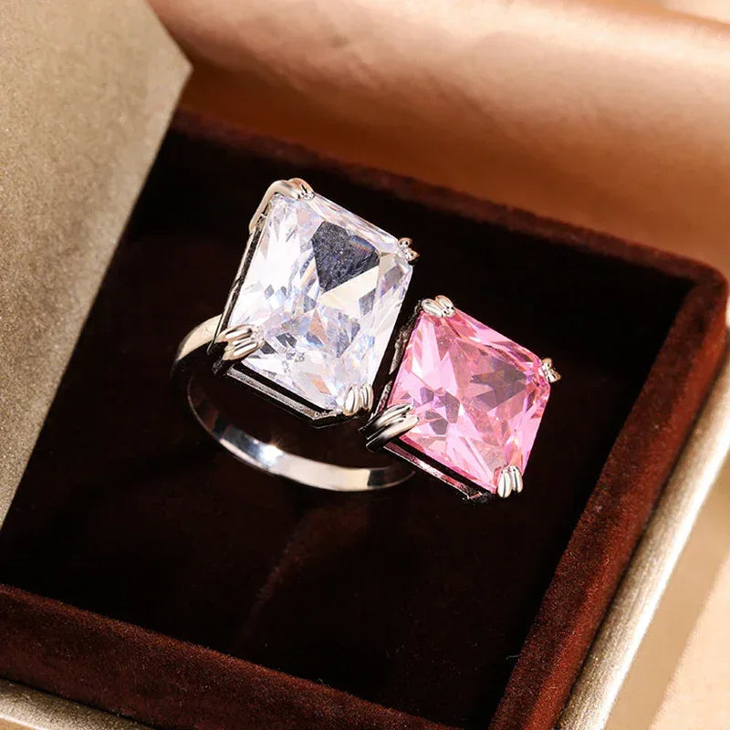 Topaz Square Ring - Viexta