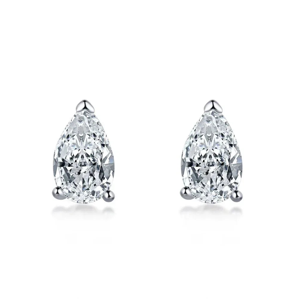 Zircon Inlaid Earrings - Viexta