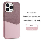 Cloth Pattern Leather Magnetic Suction iPhone case - Viexta