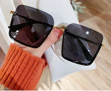 trendy-square-large-frame-sunglasses-with-uv-protection - Viexta