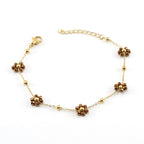 Floral Stainless Steel Bracelet for Women