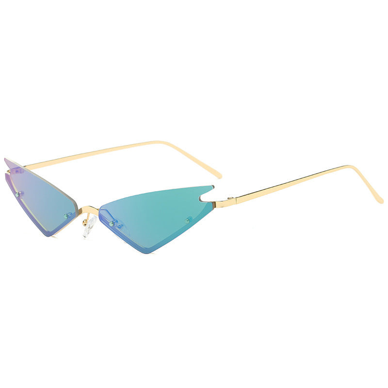 Fashion Cat Eye Sunglasses Women's Fashion Pop-Up Versatile Colorful Sunglasses Street Shot Sunglasses S8037