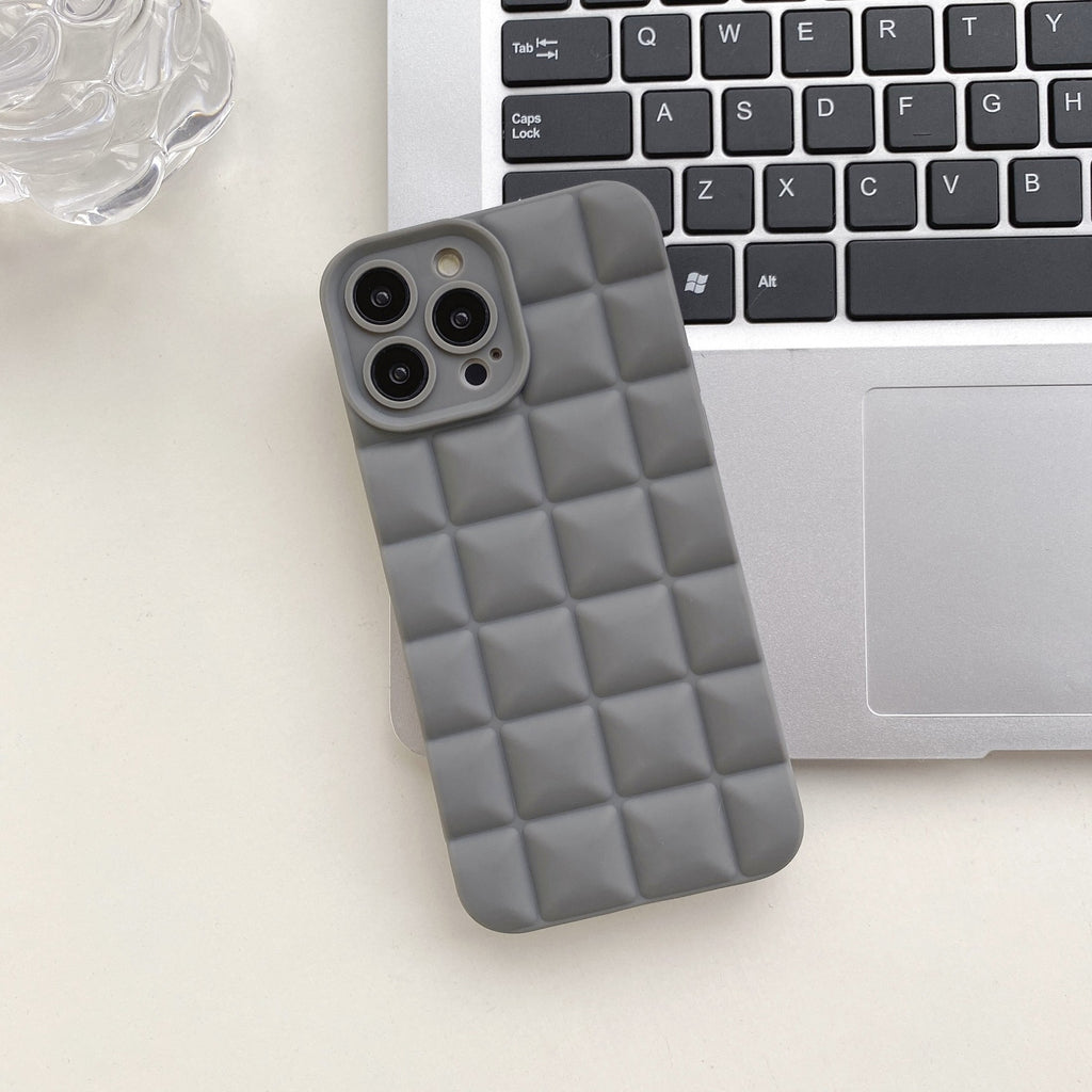 3D Lattice Suitable Apple iPhone Phone Case 14max Angel Eyes 12pro Transparent TPU13/XR Soft Case