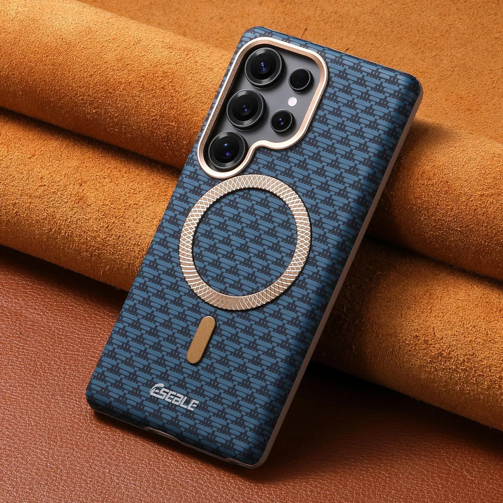 Triangular Peak Magnetic Matte Samsung Case - Viexta