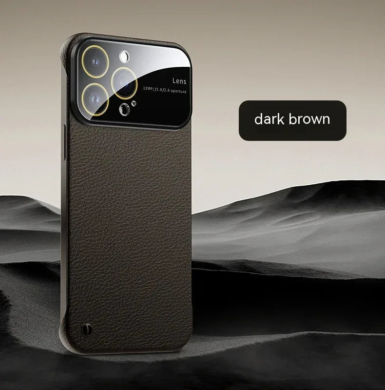 Frameless Lychee iPhone Case - Viexta