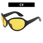 Large Rim Exaggerated Internet-famous Sunglasses - Viexta