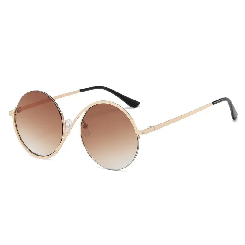 womens-round-frame-irregular-uv-resistant-sunglasses - Viexta