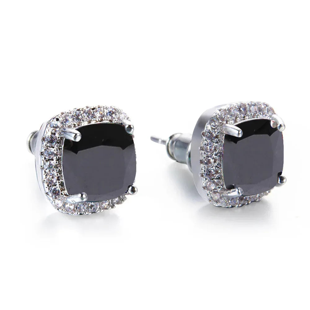 Korean-style Zircon Stud Earrings - Viexta