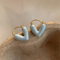 heart-pendant-drop-earrings - Viexta