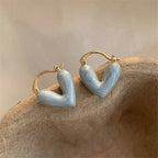 heart-pendant-drop-earrings - Viexta